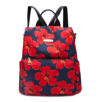 

Anti Theft Fashion Women Flower Backpack Multifunction Waterproof Backpack for Female Travel Bag Daily Backpack