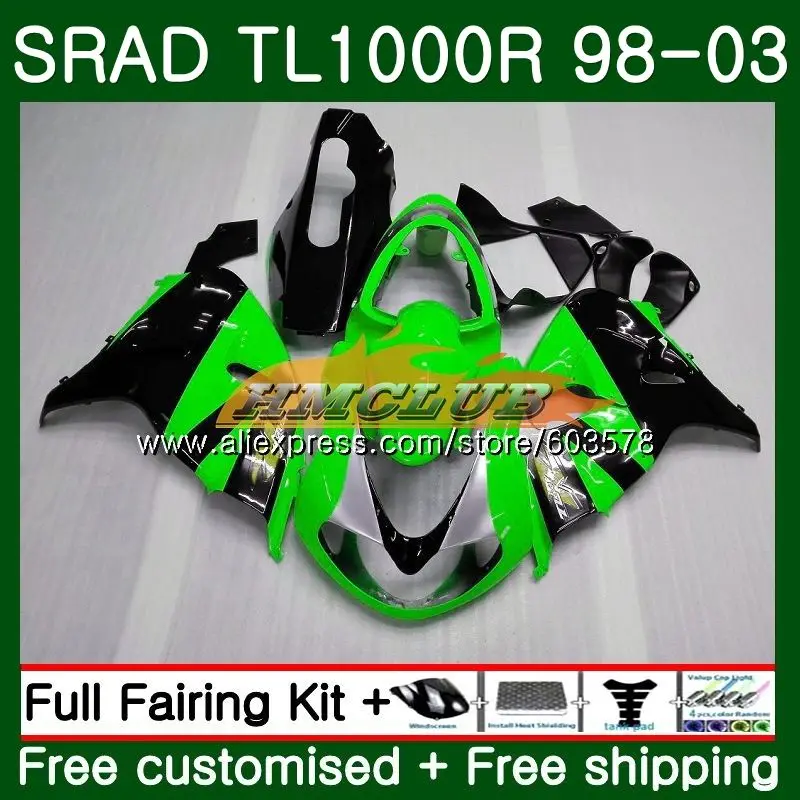 TL 1000R для Suzuki srad TL 1000 R TL1000R 98 99 00 01 02 03 Светло-зеленый 16CL. 132 TL1000 R 1998 1999 2000 2001 2002 2003 обтекатель