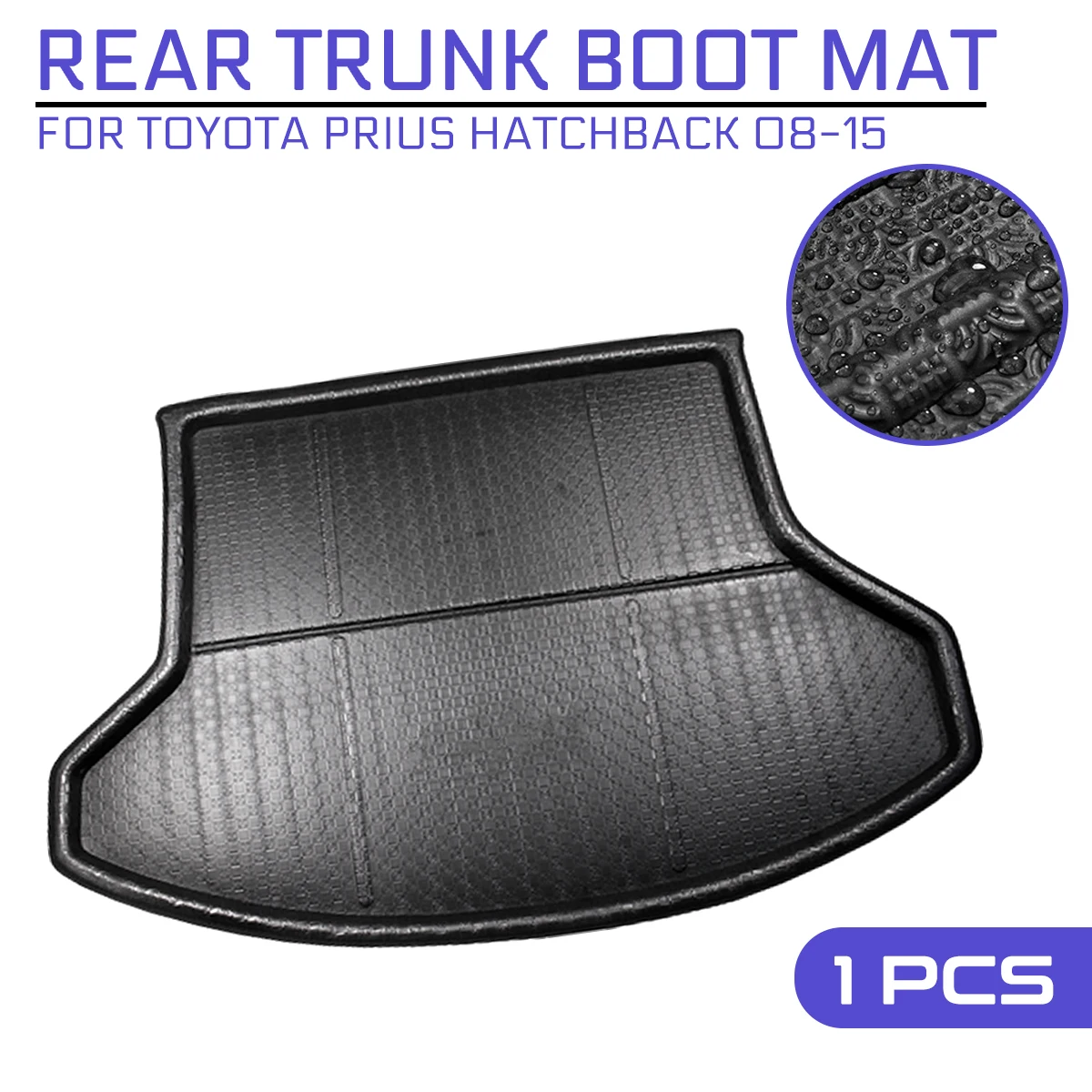 Floor Mat Car Rear Trunk Anti mud Cover Carpet For Toyota Prius Hatchback 2008 2009 2010 2011