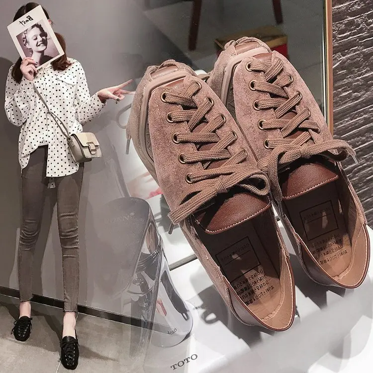 

Autumn New Style Casual Fisherman Shoes Hot Selling Lazy Slip-on England Flat Online Celebrity WOMEN'S Shoes
