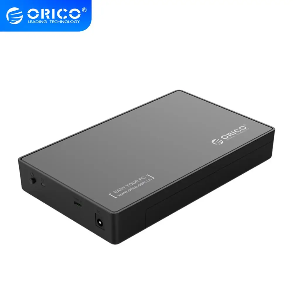 ORICO 3588C3 5 дюймовый корпус жесткого диска с портом USB 3 Type C адаптер питания 12 В 2 А