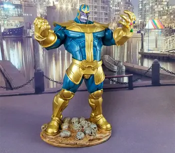 

[New] 3 Infinity War Thanos model Action Figures Collection Super Hero statue Doll Toy Children Kids Gift crafts