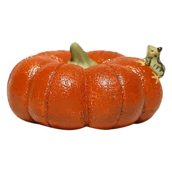

1pc Tea Ceremony Accessory Interesting Fashionable Pumpkin Decor Tabletop Ornament Desktop Adornment for Indoor Room Inside
