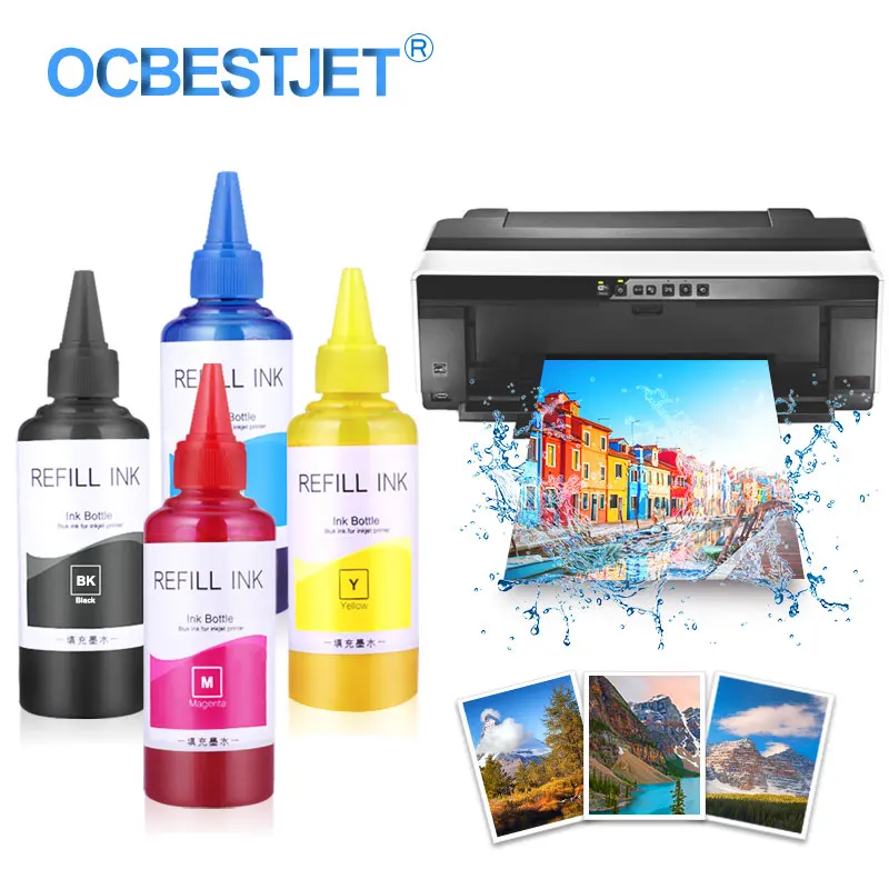 Botella de tinta de pigmento de 400ml para impresora Epson T26, S22, SX125,  SX130, SX235W, CX3900, CX4900, CX7300, CX8300, tinta a prueba de agua| | -  AliExpress