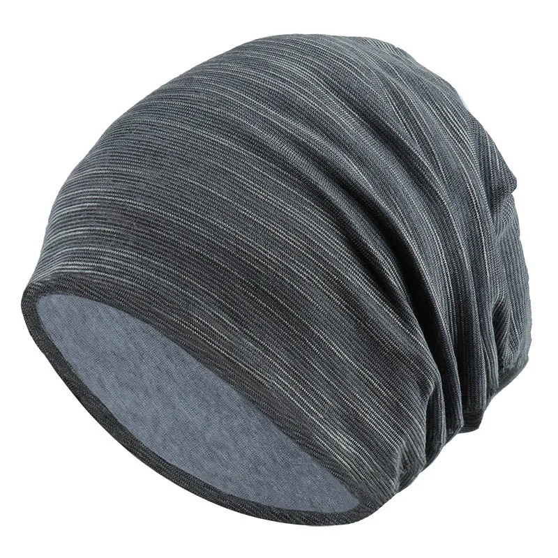 Серый Шапка Зимняя уличная шляпа Головной убор моряка безрукавка Gorros зимняя высококачественная Шапочка мягкая воздухопроницаемая Кепка шапки - Цвет: Серый