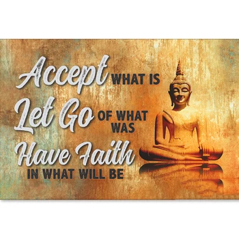 

Diamond Embroidery DIY Diamond Painting Cross Stitch Kit "Buddha text" 5D Needlework Diamond Home Decoration