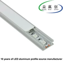 10X0,5 м наборы/лот H тип экструдированный светодиодный профиль канала от AL6063 светодиодный алюминиевый профиль от производителей для комнатных напольных светильников