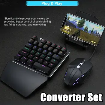 

Gaming Keyboard Mouse Converter Set Gamepad Controller for Android IOS Phone bluetooth USB Receiver Adapter Games Accessories