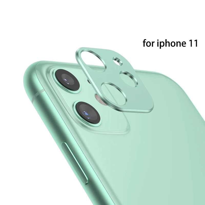 Защитная крышка для камеры для iPhone 11 Pro Max металлическое защитное кольцо для iPhone 11 11Pro Задний защитный чехол для камеры - Цвет: 7