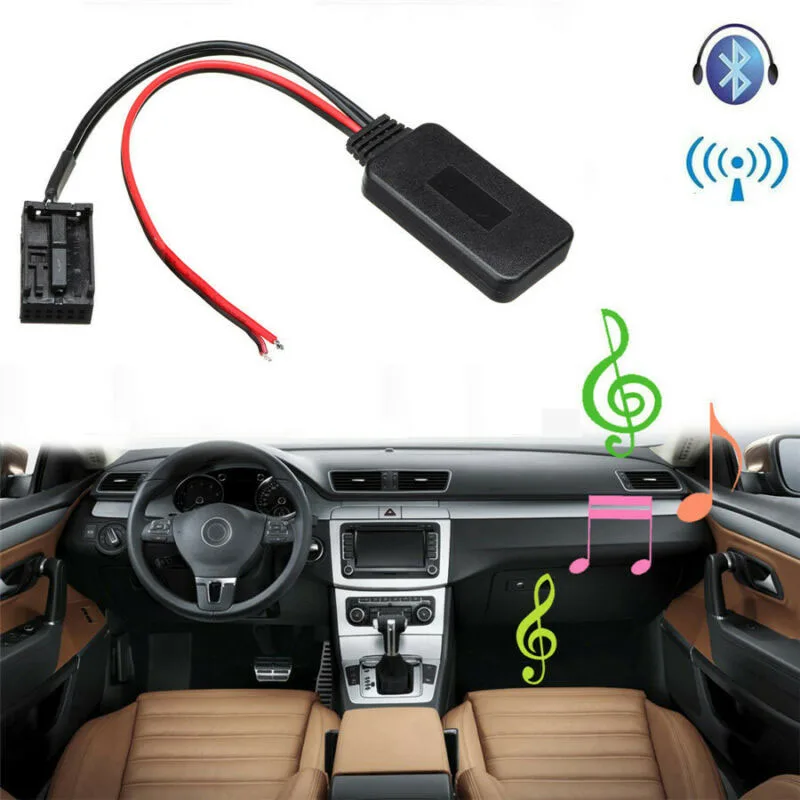 12 В автомобильный bluetooth-адаптер беспроводной аудио стерео Aux кабель подходит для Ford Focus Mk2 MK3 12-контактный кабель Разъемы