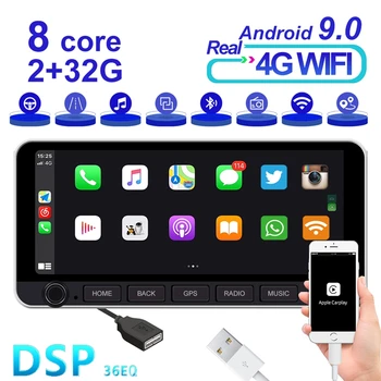 

Android 9.0 Car Stereo,10.27 Inch 8 Core 2+32G Car MP5 Player 4G+WIFI GPS Navigation Stereo Support Carplay DSP