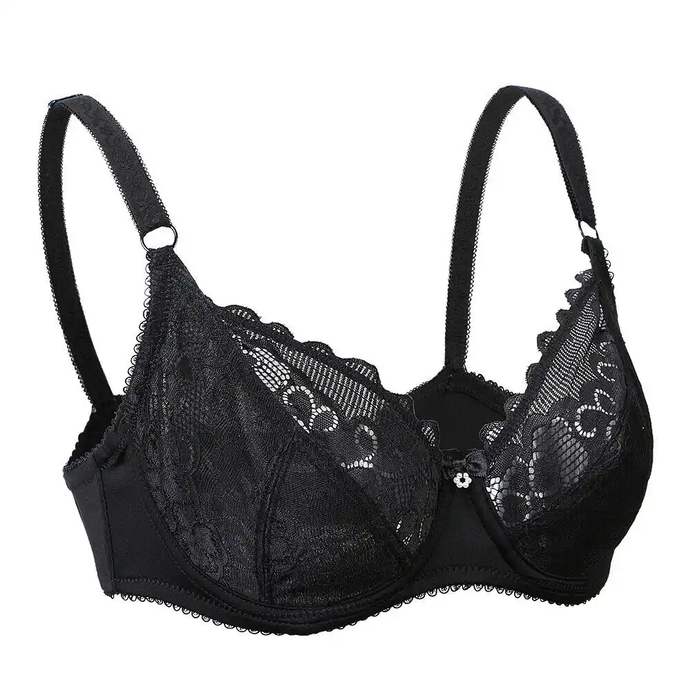 sujetador encaje negro