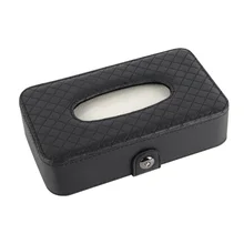 21x12,5 см многофункциональная коробка для салфеток кожаный насосный лоток стул задний ремешок держатель для салфеток бумажный контейнер черный A20