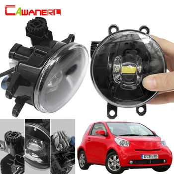 

Cawanerl Car H11 Fog Light LED Lens Devil Eye Daytime Running Lamp DRL 4000LM 12V For Toyota IQ 2009 2010 2011 2012 2013