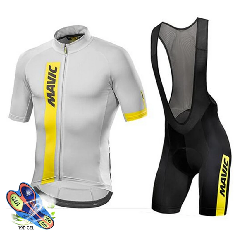 cycling set1 Велокофты Pro Team Mavic Ropa Ciclismo Hombre, летние майки с коротким рукавом, одежда для велоспорта, Триатлон, нагрудник, шорты, костюм - Цвет: cycling set1