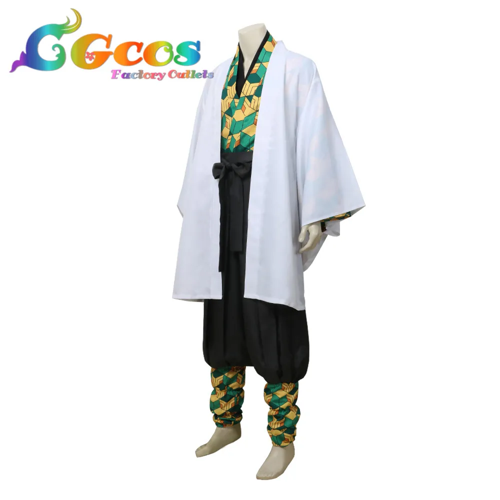CGCOS Косплей Костюм DEMON SLAYER Kimetsu No Yaiba Sabito кимоно костюм для Хэллоуина и Рождества CG191