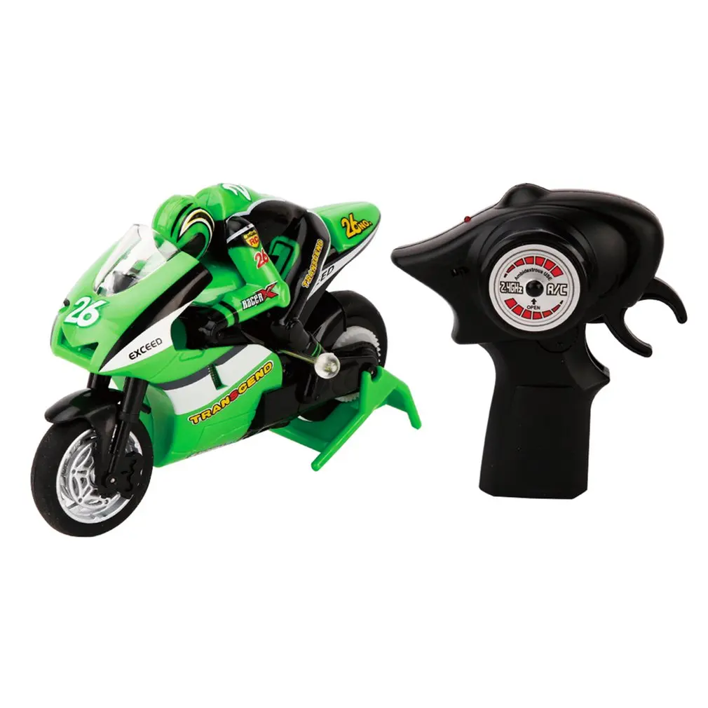 

1/20 Scale RC Motorcycle 4 Channel Remote Control RC Racing Motorcycle 2 Wheels High Speed 2.4GHz RC Motorcycle Model Toys Hobby