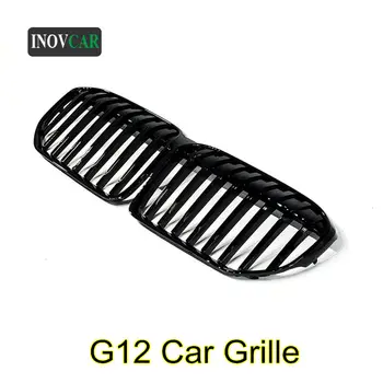 

1 Piece New Style MP Style Car Front Bumper Kidney Grill Grille For B M W 7 Series G12 2015+ ABS Mesh Grille Car Accessories