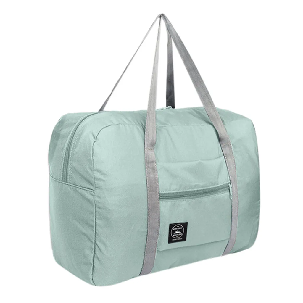 OCARDIAN большая вместительность модная дорожная сумка для мужчин и женщин Дорожная сумка для переноски на открытом воздухе простые однотонные багажные сумки Aug5 - Цвет: Light blue
