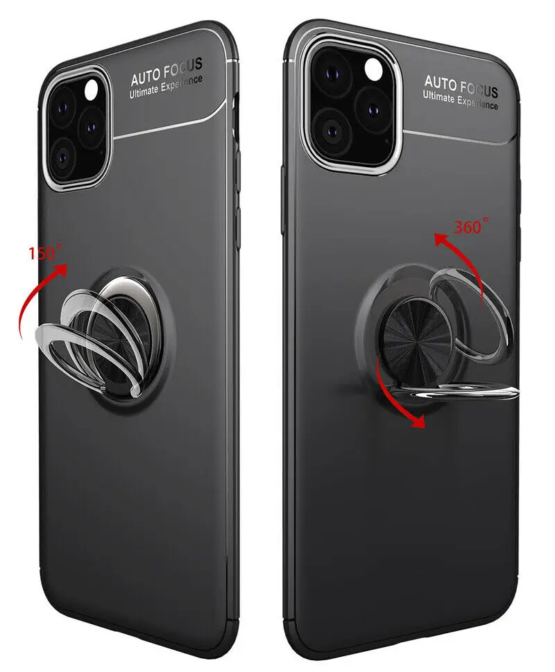 Для iphone 11/11 pro/pro max защитный корпус для телефона чехол Невидимый кронштейн с автомобильным магнитным покрытием все включено
