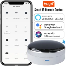 

Cloudraker Tuya Smart IR Remote Control Intelligent Universal Infrared Blaster Works with Alexa Google Home Siri Voice Commands