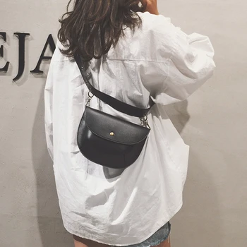 

Mini Retro Shoulder Bags for Women 2019 New Saddle Cute Purse Female Waist Pack Leather Belt Bag Women Phone Pouch Crossbody Bag