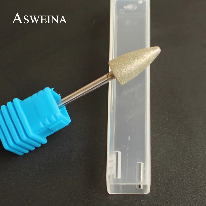 ASWEINA, 1 шт., алмазное сверло 3/32 дюйма для ногтей, резак для кутикулы, электрический аппарат для маникюра, аксессуары для педикюра, инструменты для ногтей