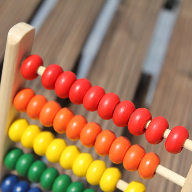Обучающая игрушка Abacus, деревянная мини-игрушка Abacus для раннего обучения математике, игрушка для подсчета чисел, для подсчета, BeadsToy, подарок