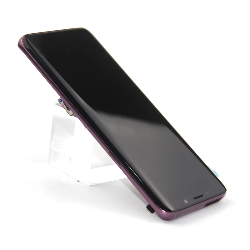 AMOLED ЖК дисплей с рамкой для SAMSUNG Galaxy S9 G960 + G965F G965 сенсорный экран дигитайзер|Экраны