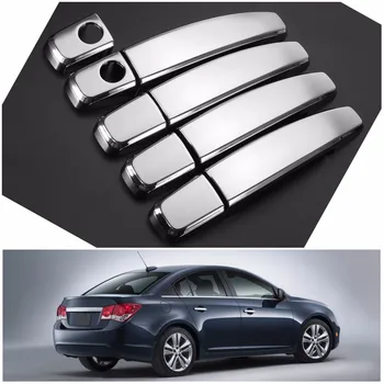 

9PCS/set Chrome Car Exterior Door Handle Cover With 2 Key Hole For Chevrolet For Malibu for Cruze for Buick Regal LaCrosse