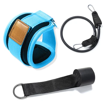 

Door Pull Rope Fittings Butt Lift Exercise Elastic Band With Foot Ring Leggings Buckle Ankle Strap Set Sports Entertainment Yoga