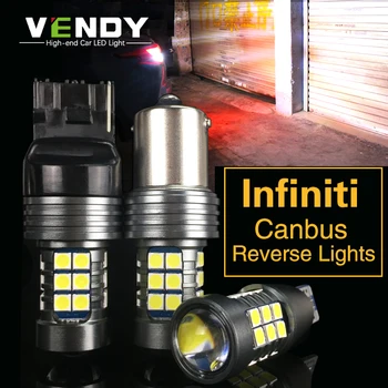 

1pcs Car LED Reverse Light Lamp W16W T15 W21W For Infiniti FX35 FX37 FX45 G35 M45 QX56 M35 EX35 G37 FX50 M37 JX35 QX50 QX60 QX80