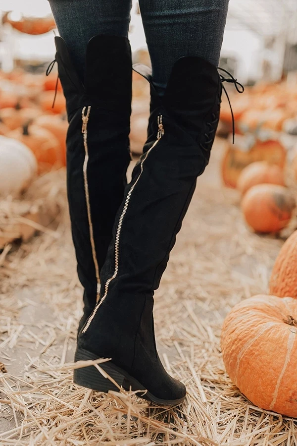 

Heflashor 2019 Stretch Faux Suede Thigh High Boots Women Over the Knee Boots Flat Heel Sexy Fashion Fall Winter Big Size Shoes