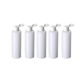 

5pcs 200ml Sub Empty Bottle Simple Travel Smooth Refillable Bottle Plastic Storage Bottles Holders for Cosmetics Lotion