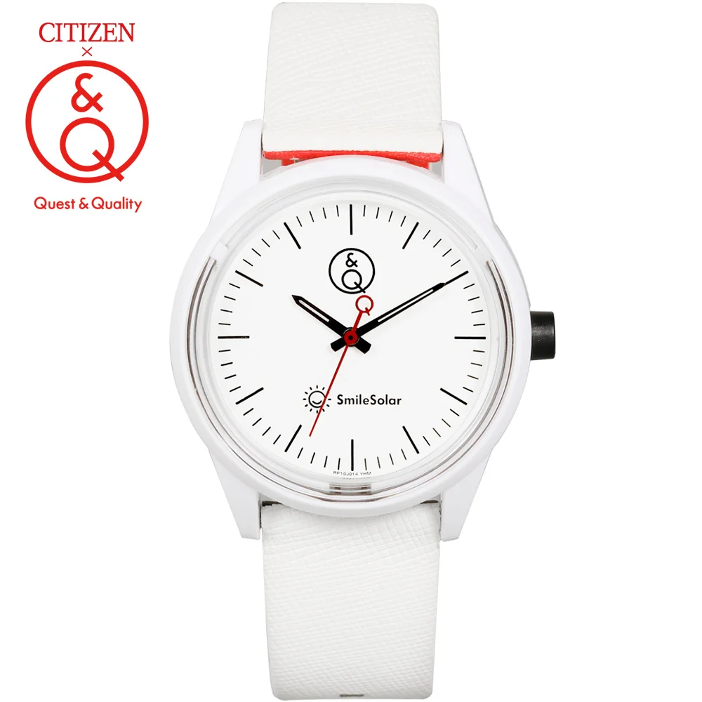 Пара часов Citizen Q& Q, подарок для влюбленных, модные часы унисекс, роскошные брендовые водонепроницаемые спортивные Кварцевые солнечные часы - Цвет: RP10J014Y-41mm