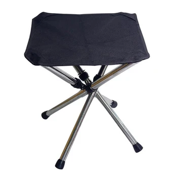 

Folding Telescopic Stool Compact Portable Fishing Chair Slacker Tripod Camping Stool for Garden Picnic Camping Fishing