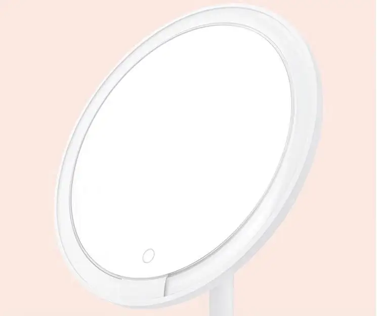Xiaomi mijia светодиодный беспроводной светильник с зеркалом для макияжа, настольный зеркальный светильник принцессы, зеркальный светильник на день, регулируемый светильник для макияжа на 45 градусов
