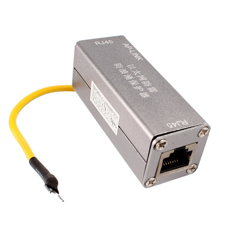 RJ45 адаптер Ethernet сетевое устройство Защита от перенапряжения молниеотвод |