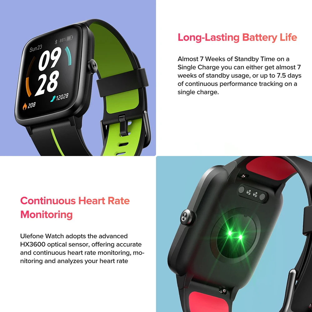 Ulefone Horloge Gps Smartwatch Ingebouwde Gps 5ATM Waterdichte Band  Hartslag Slaap Monitoring Voor Android Ios|Smart Watches| - AliExpress