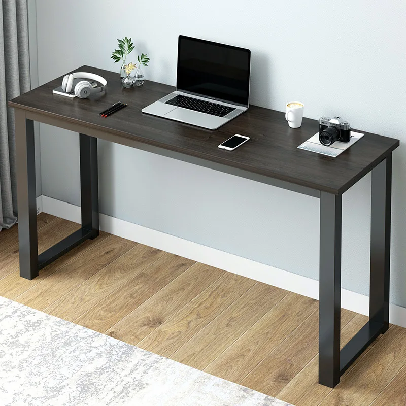  Nordic Wooden Laptop table mobile computer office desk Living Room Entrance long table fashion Offi