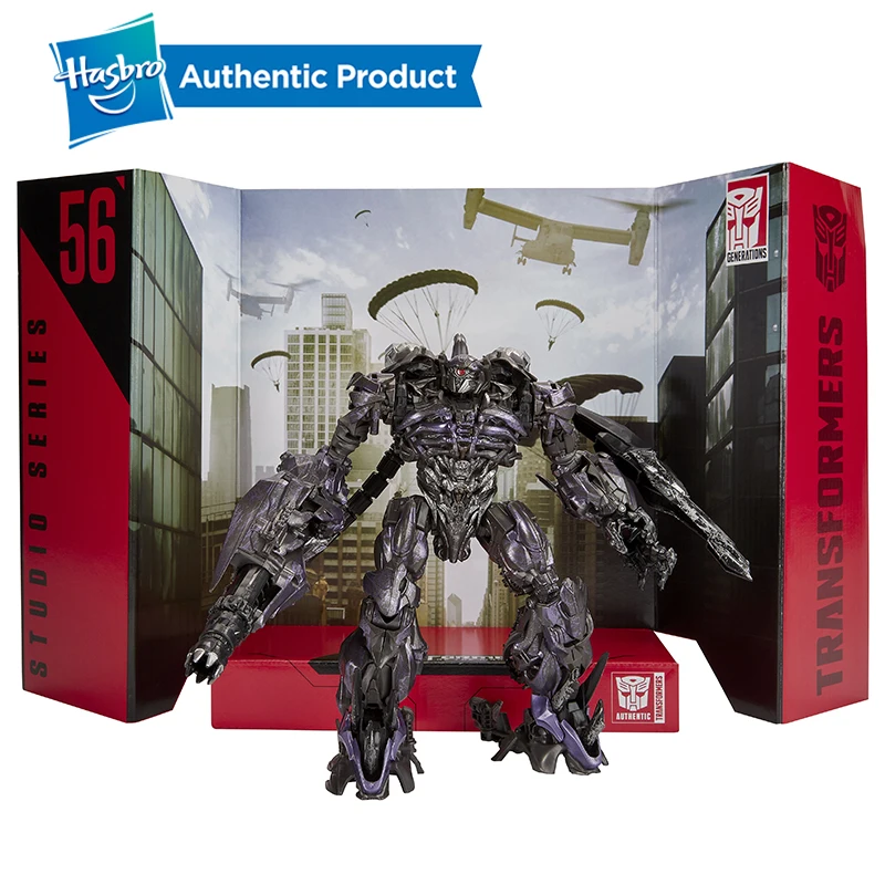Hasbro Трансформеры игрушки студийная серия 56 лидер класс Трансформеры Темный Луны Shockwave фигурка для детей 8,5 дюйма