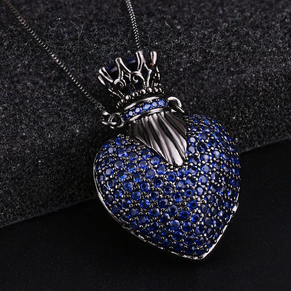 Ожерелье с сердечком Newranos ожерелье кулоном из кубического циркония модное