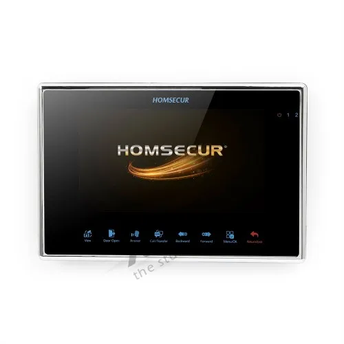 HOMSECUR " видео домофон 1.3MP с камерой отпечатков пальцев 110 ° BC061HD-S+ BM719HD-B