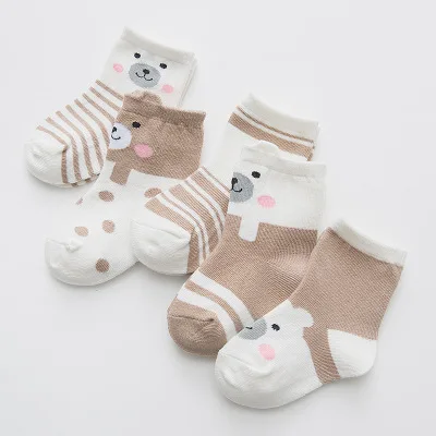 VIDMID Baby Girls Socks Spring Summer Cotton Newborn Baby Socks Baby clothes Kids Socks for 1-9 year Children Boys Socks 4122 01