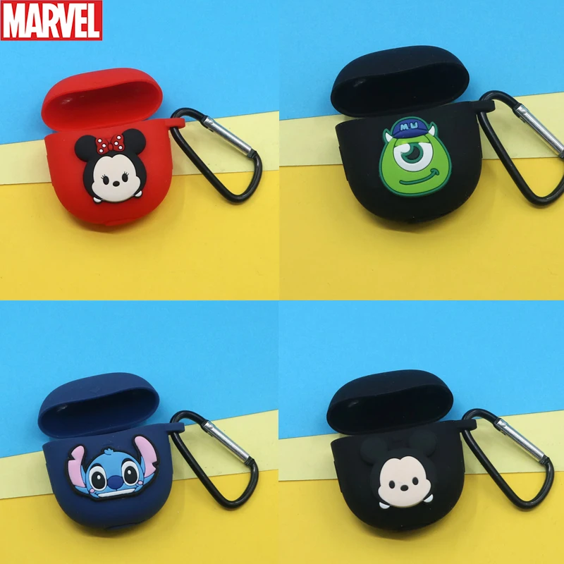 Cartoon Silicone Protective Case Full Earphone Cover Shell with Hook for ViVO TWS Neo Wireless Bluetooth Headset | Электроника