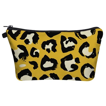 

Fashion Design Lepoard Cosmetic Makeup Bags Clutch Wash Toiletry Bag Storage Bag 2020 Travel Women Girl Necessarie Multifunction