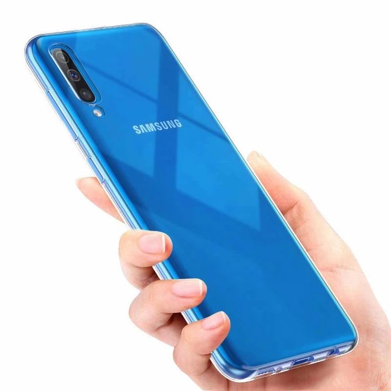 Высококачественный гибкий Мягкий Силиконовый ТПУ чехол для Samsung Galaxy A80 A10 A30 A50 A9 2018