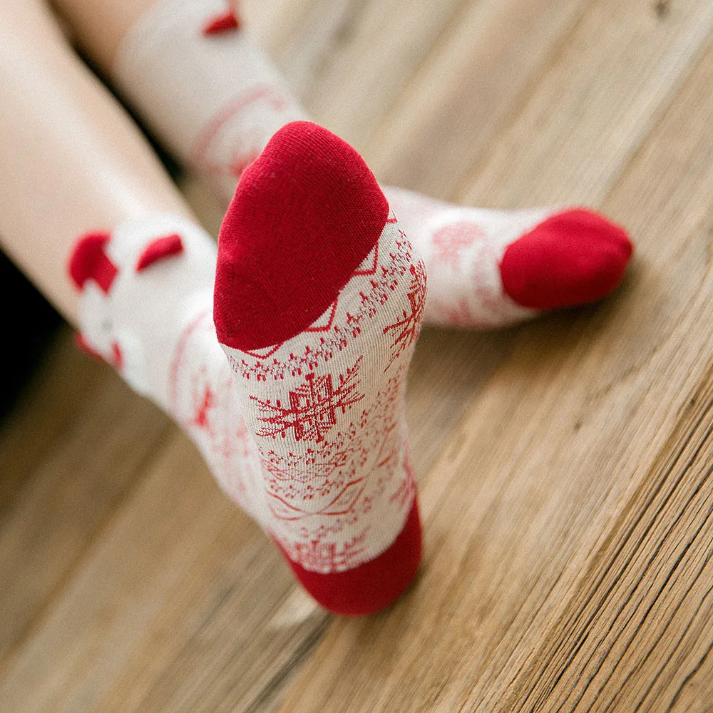 Рождественские носки женские носки 2019Top горячие рождественские женские хлопковые носки разноцветные женские зимние носки Chaussettes Femmes