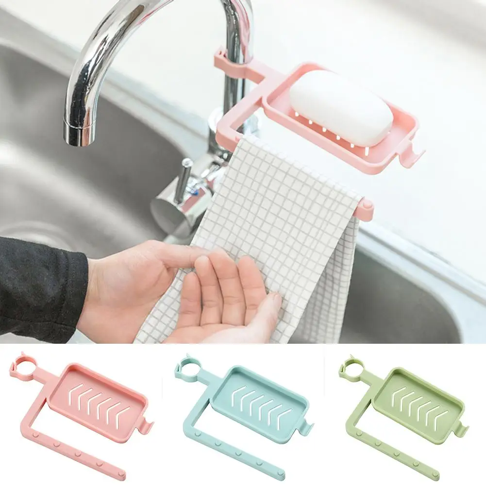 

Tap Faucet Kitchen Storage Holders Drain Rack Sink Storage Stand Kitchen Sponge Cloth Holder Organizer Kitchen Storage Racks