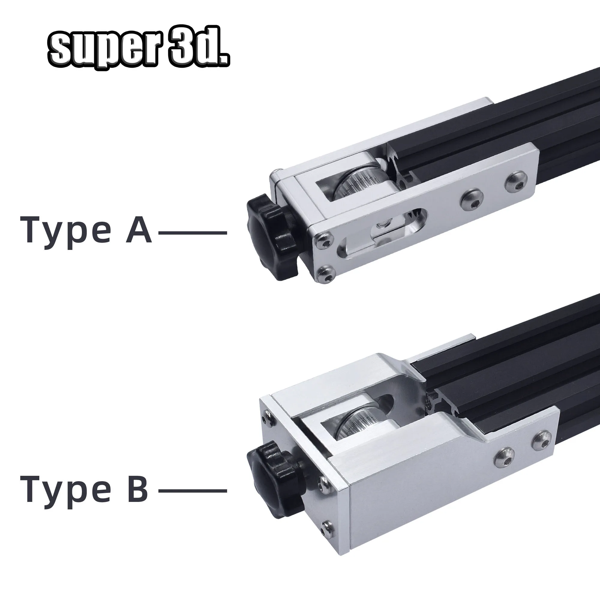 Axis V-slot 2040 Correia Dentada do Eixo y Esticar Esticar o Tensor para Ender v2 Cr10 10s Pro Peças de Impressora 3d Atualização 2023 x - Imagem 3